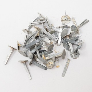 WWII German Helmet Liner Aluminum Rivets Large Lot Some Broken or Brittle AS IS