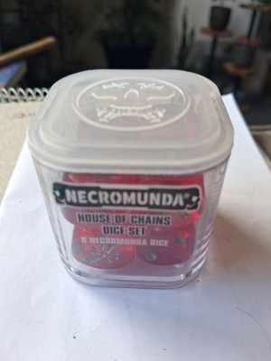 Warhammer Specialist Games Necromunda House of Chains 2nd Ed Würfel ungeöffnet Set #