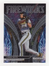 2021 Panini Prizm Draft Picks Lonnie White #F-LW Fireworks Yellow Jackets