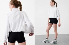 NWT Athleta $59 Girl Flow With It Popover, White,  Sz XL(14), XXL(16)