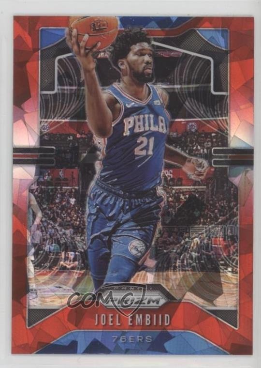 2019-20 Panini Prizm Red Ice Prizm Joel Embiid #199