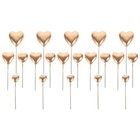 20 Stück romantische Cupcake-Herz-Picks für Kuchen mit ,