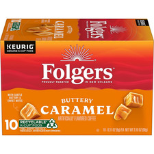 Buttery Caramel Artificially Flavored Coffee, Keurig K-Cup Pods, 10 Count Box