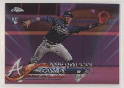 2018 Topps Chrome Update Target Exclusive Pink Refractor Ronald Acuna Jr js6