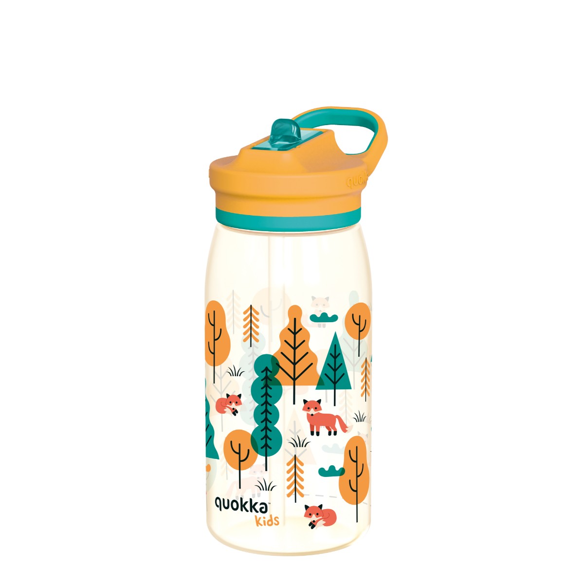 Quokka Glow Kids Flasche FOREST 580 ml mit Tragekupplung 3590₽