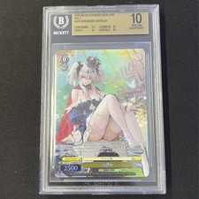 Weiss Schwarz Azur Lane Vol.2 S119-006SP Joffre SP Signature BGS 10 PRISTINE