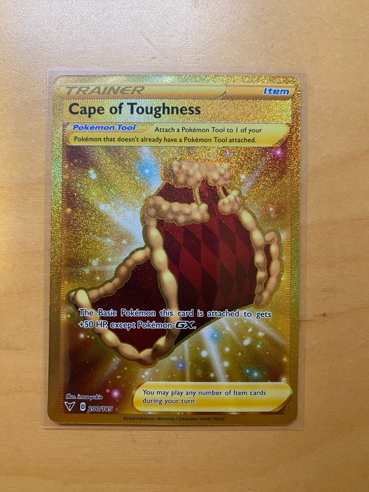 Cape of Toughness 200/185 Secret Rare - Vivid Voltage - Near Mint