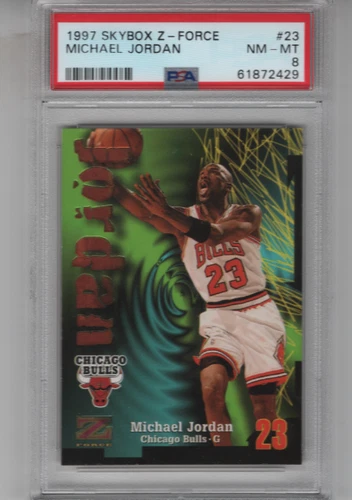 1997 Skybox Z-Force Michael Jordan #23 PSA 8