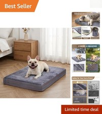Waterproof Reversible Outdoor Dog Bed Pad - Easy to Clean and Travel-Friendly