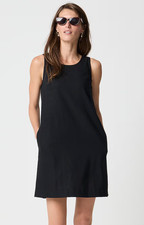 NWT J.Crew Factory Black Linen Blend Sleeveless Mini Dress CK843 Sz 4