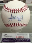 AMED ROSARIO Autographed Baseball ROMLB New York Yankees JSA COA ~ R69223