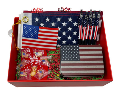 American Flag - USA Hanging Flag - Small USA Flags - Christmas Gift For Veterans