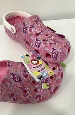 Crocs Hello Kitty And Friends Sanrio Charms Jibbits Clog Shoe Men Size 10 NEW