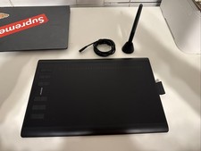 Huion H1060P Drawing Tablet, USB Connection, Battery Free, Tested - Black