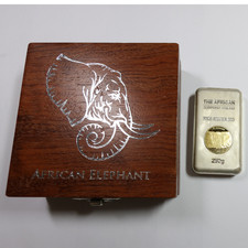 2013 Congo 250 Gram Silver The African Investment 7500 Francs Coin Bar #60827m