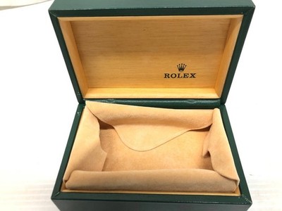 VINTAGE GENUINE ROLEX watch box case 68.00.06 wood No inner cushion 260517004yA