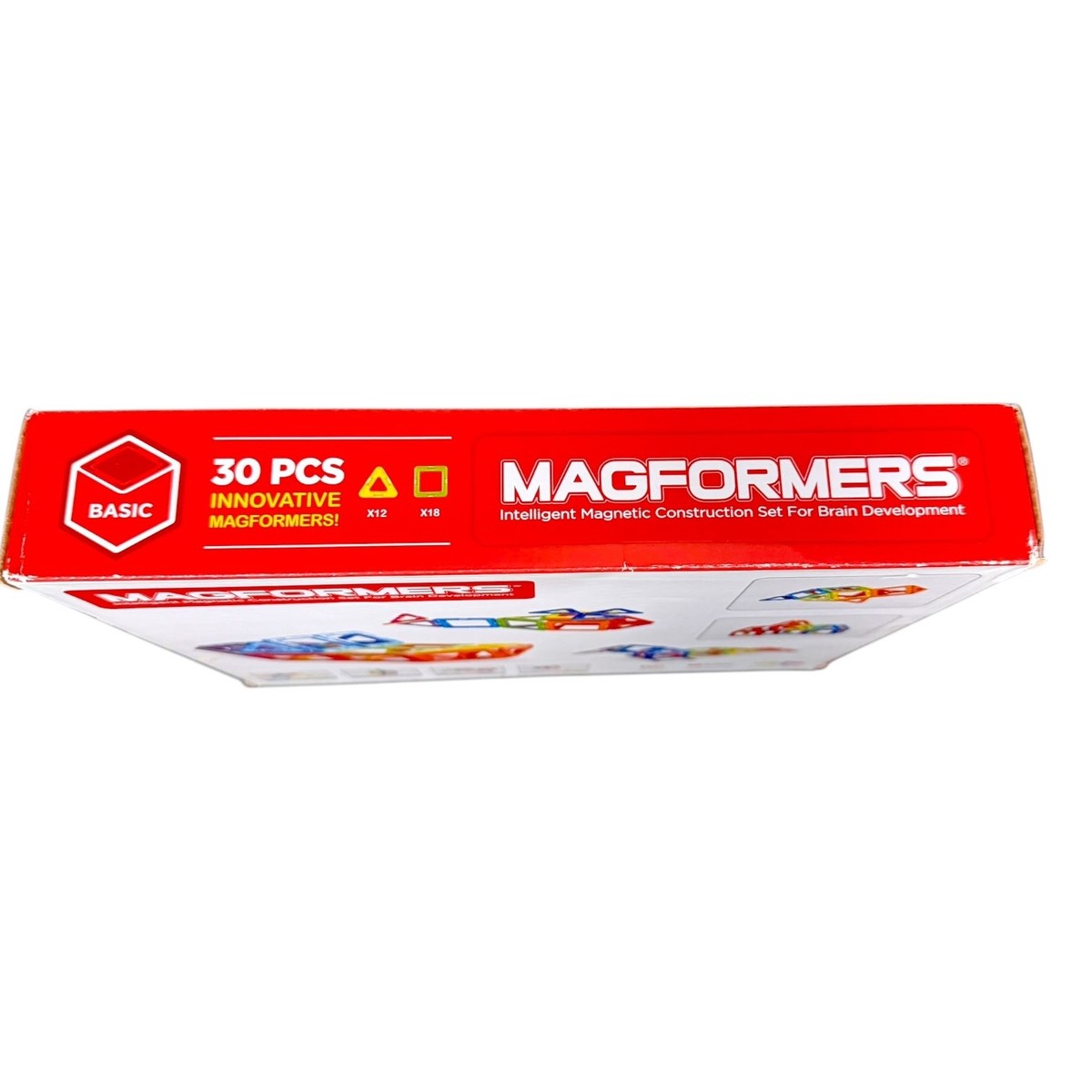 MAGFORMERS 63076 Plastic 30-Piece Magnetic Building Blocks Set for