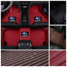 Für Subaru Fußmatten Koffermatte Auto Matte 3D Wasserdicht Rutschschutz PU Leder