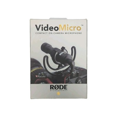 RØDE VideoMicro Compact Shotgun Mic 3.5mm TRS Hot/Cold Shoe w/ Rycote Lyre