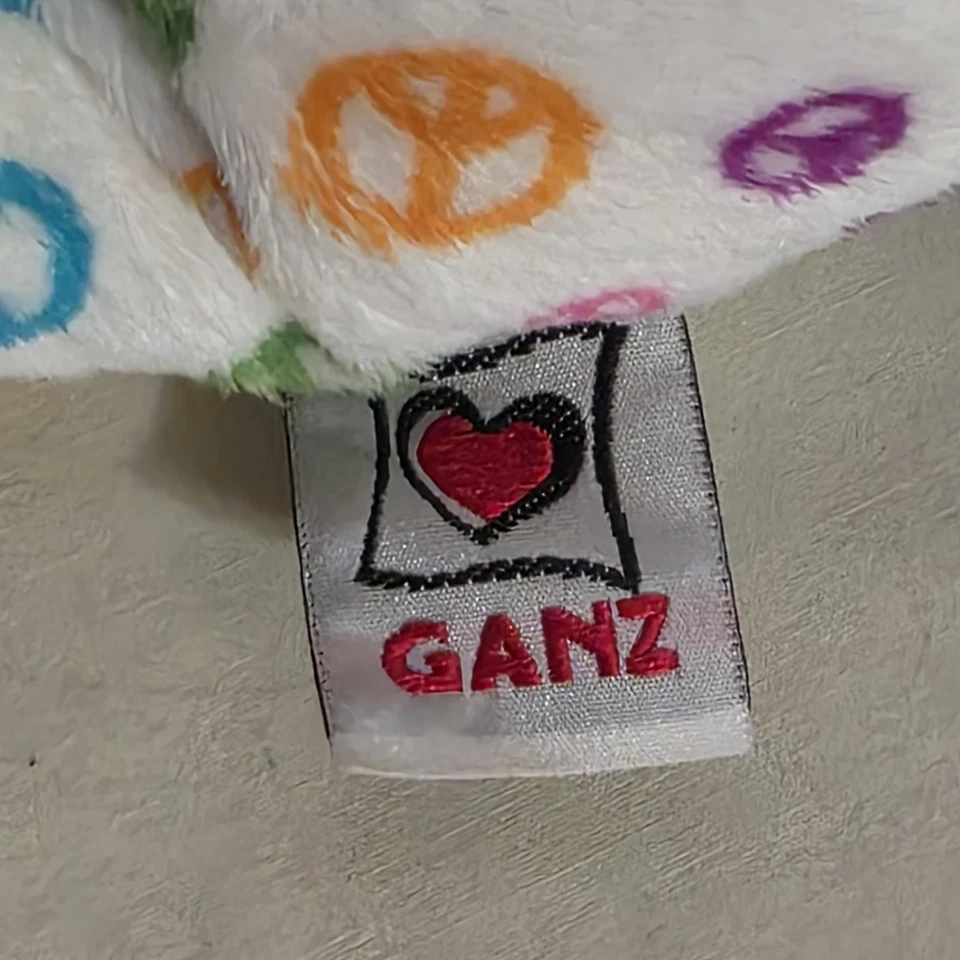 Webkinz Peace Puppy Dog Plush Blue Ears By Gans No Code Virtual Pet Line HM440 - Image 4 of 4