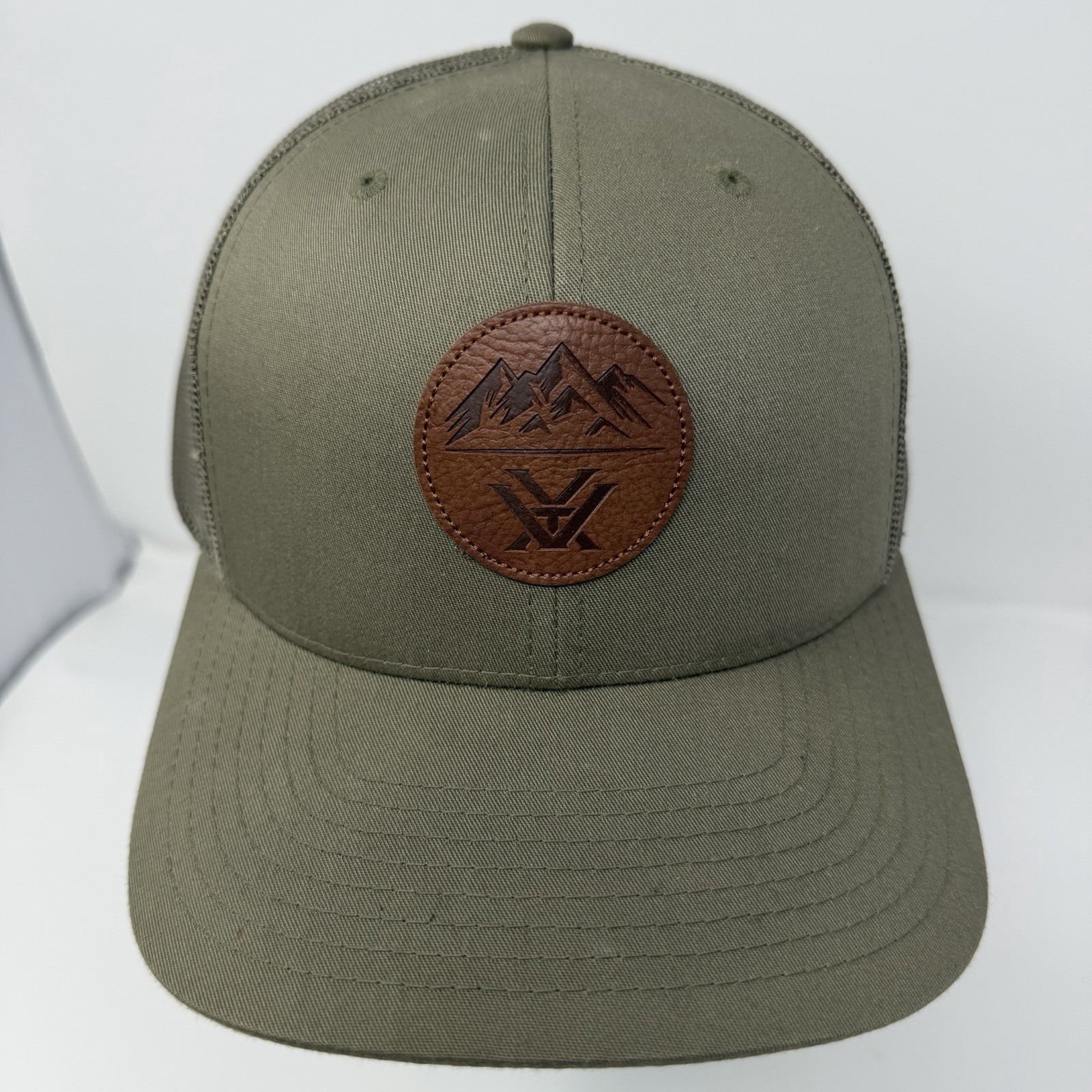 Vortex Optics Three Peaks Leather Patch Olive Mes… - image 6