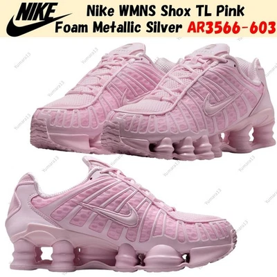 Nike WMNS Shox TL rose mousse métallisée argent AR3566-603 taille femme - Photo 1/4