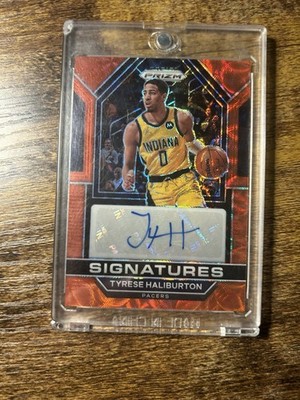 Tyrese Haliburton Prizm Red Choice Auto