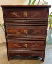 Antique Salesman's Sample Apprentice Miniature Chest of Drawers Henry H. Sheip