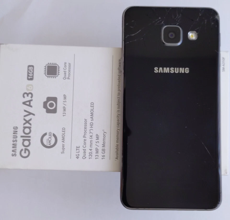 Telefono movil Samsung Galaxy A3 6 4G SM-A310F (Android 11 LineageOS), foto 2 de 3