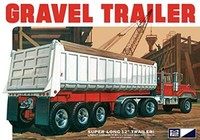 C.P.M. MPC 1:25 Scale Axle Gravel Trailer Model Kit (3-Piece)