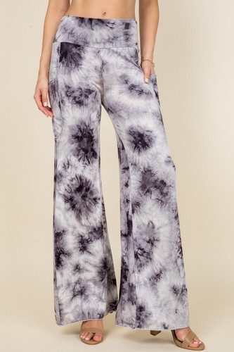 Simplicitie Lounge Wide Leg Palazzo Pants Pants S-3X Plus Size Made in USA - Picture 47 of 48