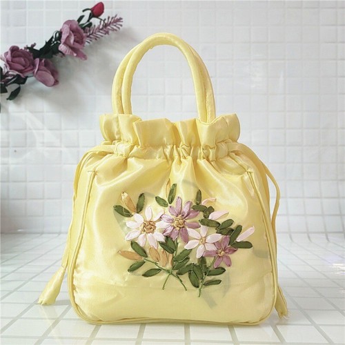 Hecho a mano Bolso de mano bordado antiguo estilo étnico bolso de compras Hanfu - Imagen 8 de 36