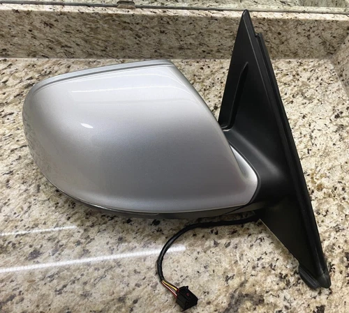 2011 AUDI Q5 RIGHT PASSENGER SIDE POWER SIDE MIRROR AUTO DIM SILVER OEM