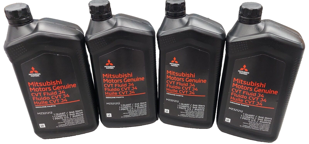 Genuine Mitsubishi J4 CVT Transmission Fluid ATF 4 Qts Genuine Mitsubishi J4 CVT Transmission Fluid ATF 4 Qts