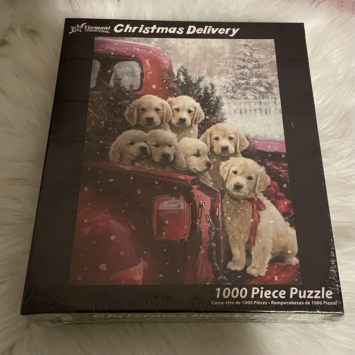 Vermont Christmas Company Puzzle, 1000 Teile – Weihnachtsmotiv, 66 X 48 Cm