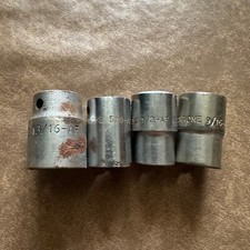 4x Vintage Sidchrome Australia 916 12 58 1316 Af 12 Drive Sockets Tools