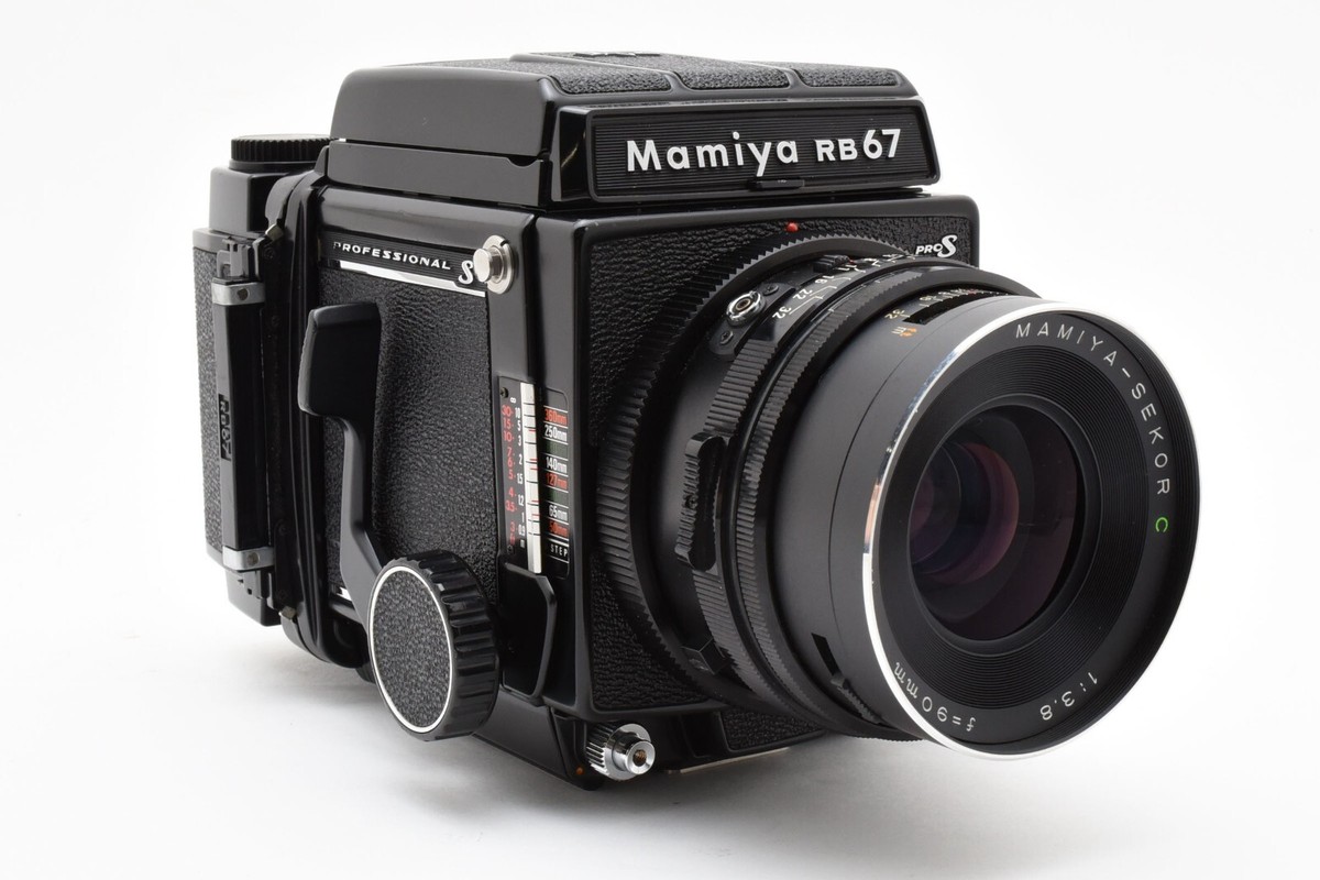 Top Mint】 Mamiya RB67 Pro S Body Sekor C 90mm f3.8 lens 6x8