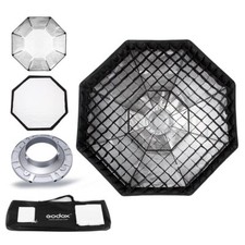 DE Godox SB-FW 95cm Oktagon Grid Softbox mit Bowens Adapter f&uuml;r Studio Blitz