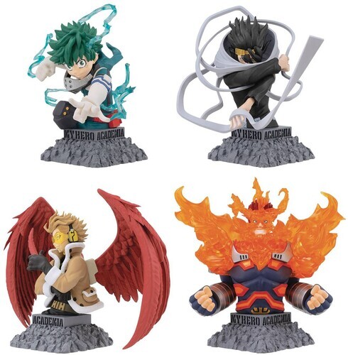 F-Toys - My Hero Academia - Уничтожай героев - 3 фигурки 8шт BMB DS (MHA) [Новая игрушка]