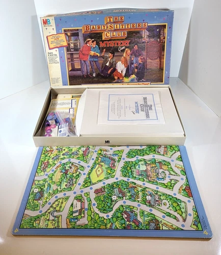 The Babysitters Club Mystery Board Game 1992 Vintage Milton Bradley COMPLETE