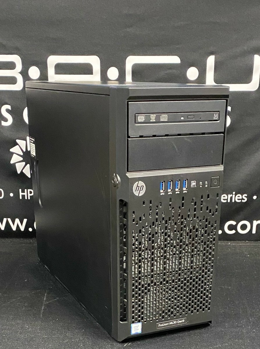 HP ML30 Gen9 w/ e3-1220 v5 3GHz CPU, 16Gb RAM and 3 x 1Tb Drives