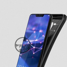 FMPCUON Cover Trasparente con Cordino Compatibile con Huawei Mate 30 Lite Caso Custodia Protezione TPU Ultra Sottile Case + Vetro Temperato, Necklace Cordoncino Smartphone Collana Chain Cord