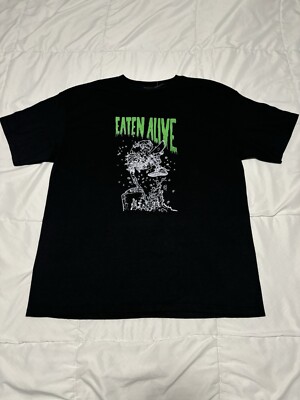 Eaten Alive Skater Band Logo T-Shirt Size L Philly Hardcore Punk Rock Metal HxC