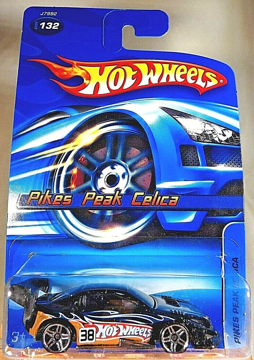 2006 Hot Wheels Collector #132 PIKES PEAK CELICA Black Black-Wing