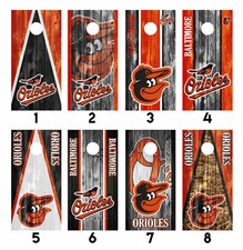 Baltimore Orioles Cornhole Wrap Skin Decal Vinyl Sticker MANY DESIGNS SK35