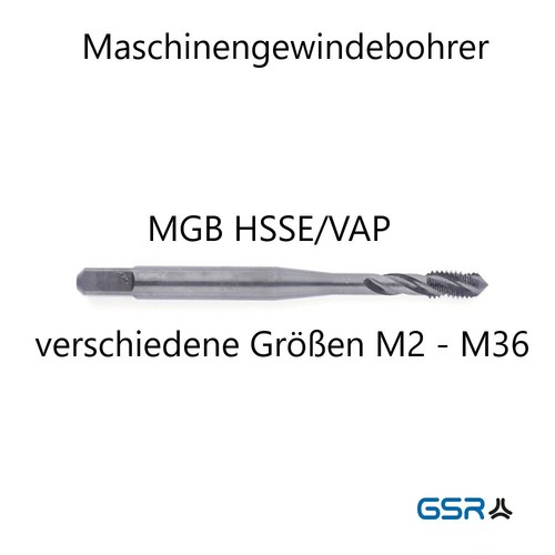 Gewindebohrer Set M36 X 3,0 Mm - Maschinengewindebohrer & Schneideisen Rechts
