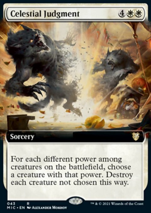 MTG Celestial Judgment (43) Innistrad Midnight Hunt Commander  LP