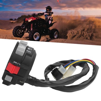Left Handle Handlebar Switch Light Start Button For Moto 4 225 2x4 1986