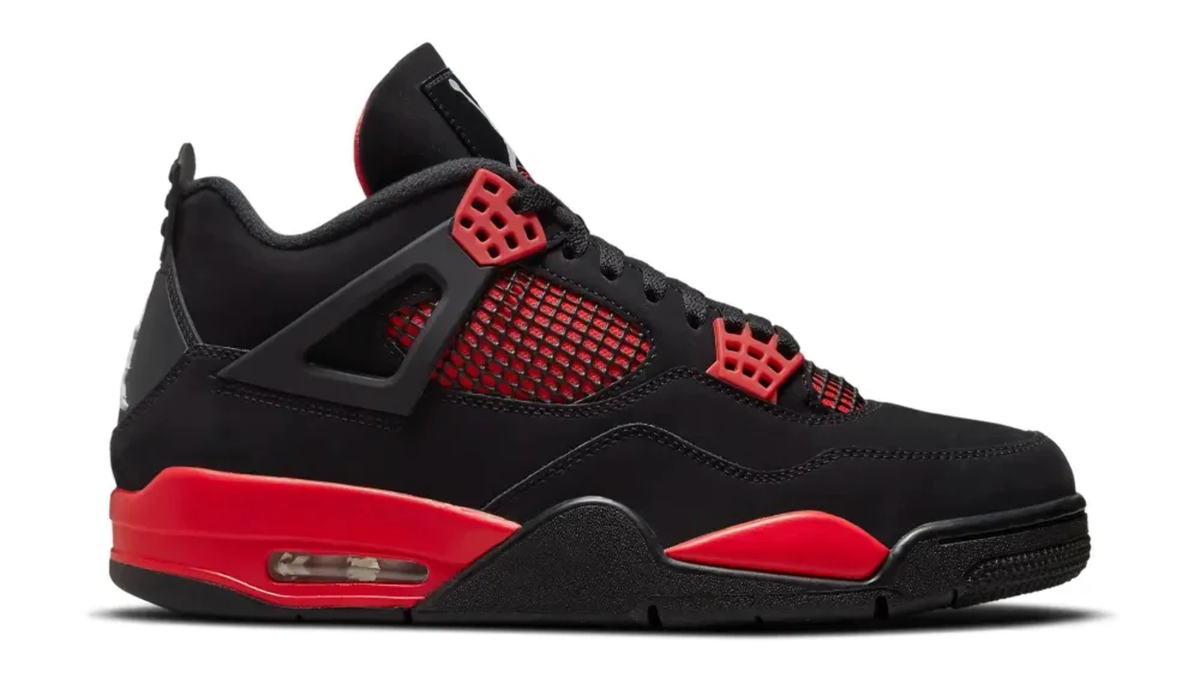 Nike Jordan 4 Red Thunder Crimson Black CT8527-016 GS Nike Jordan 4 Red Thunder Crimson Black CT8527-016 GS