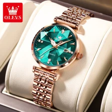 Original OLEVS Women Quartz Watch Luxury Waterproof Luminous Wristwatch Gift